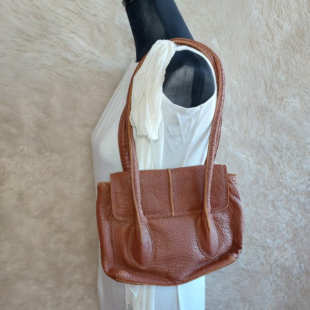 Adrian Klis Brown Fine Leather Shoulder Bag